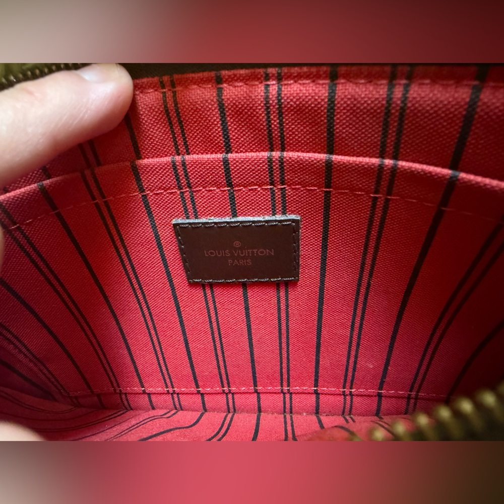 Louis Vuitton Damier Neverfull POUCH ONLY - Picture 8 of 13